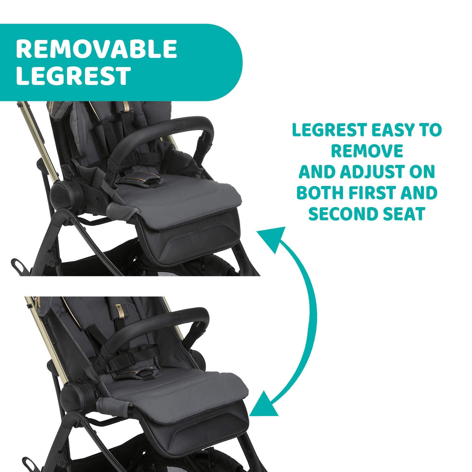 Chicco One4Ever Stroller - City Map RE_LUX