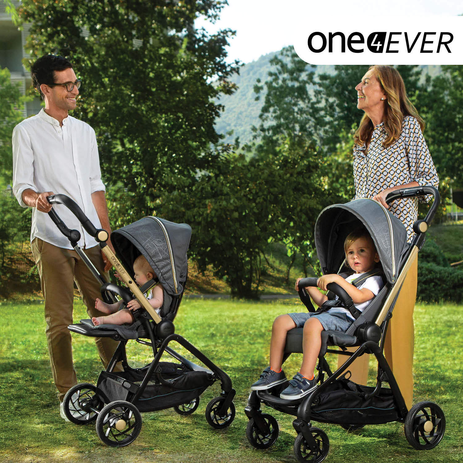 Chicco One4Ever Stroller - City Map RE_LUX