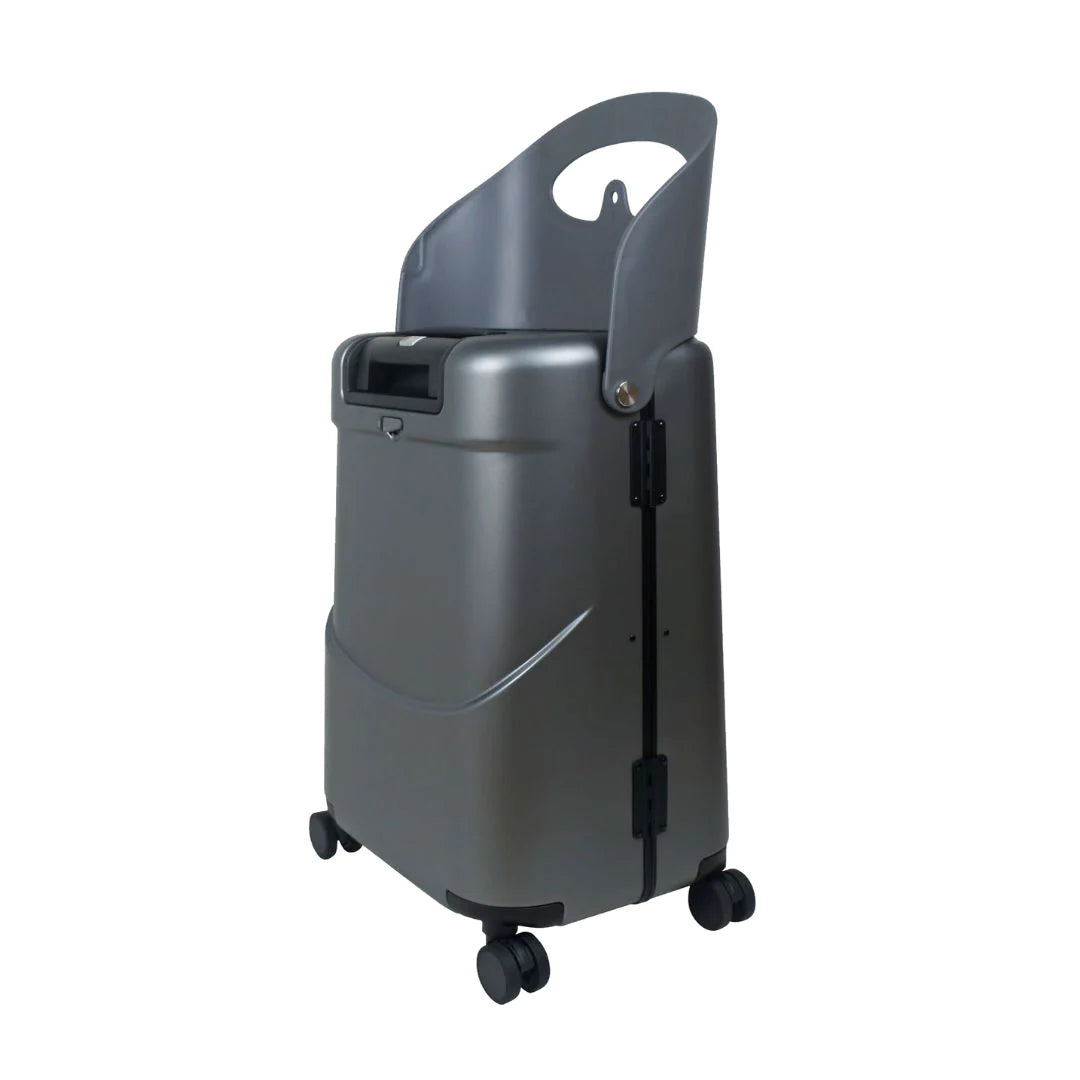 Miamily MultiCarry Ride-On Luggage Charcoal Grey 18"