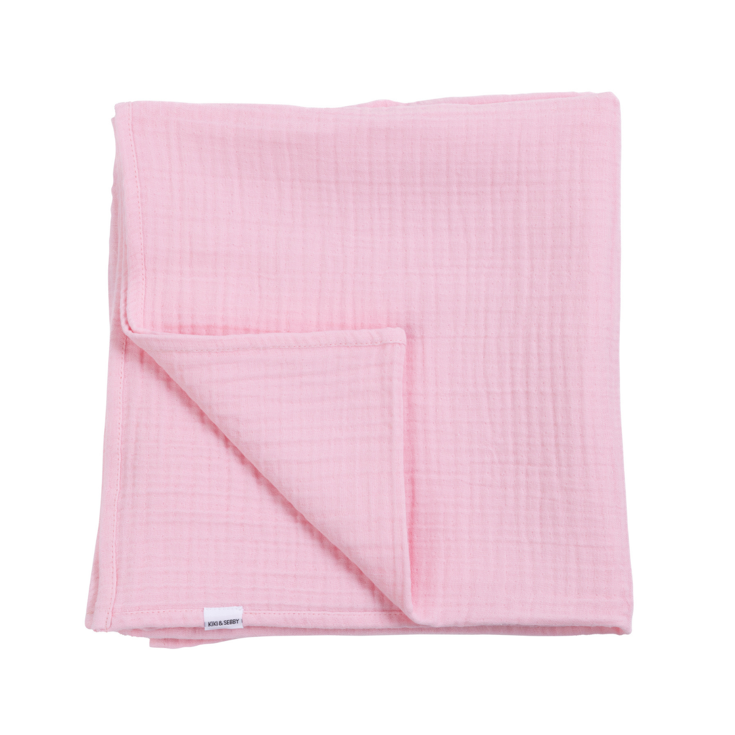 KIKI & SEBBY PINK 100% Cotton Muslin Blanket