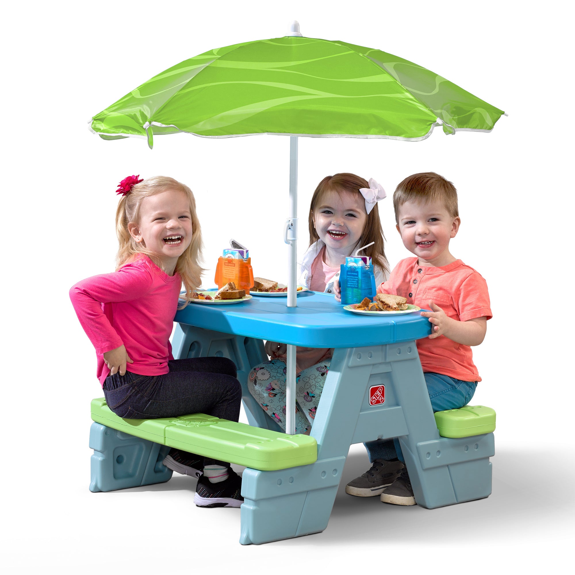 Step2 Sun & Shade Picnic Table with Umbrella