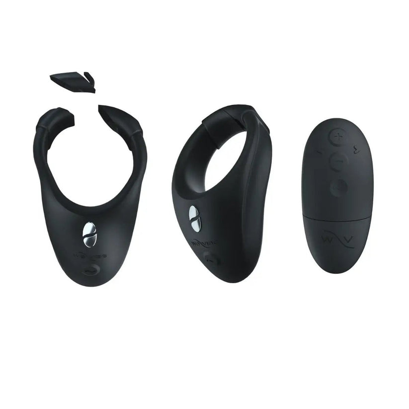 We Vibe Tease Us Set Bond + Bond App-Controlled Wearable Cock Ring (Black)