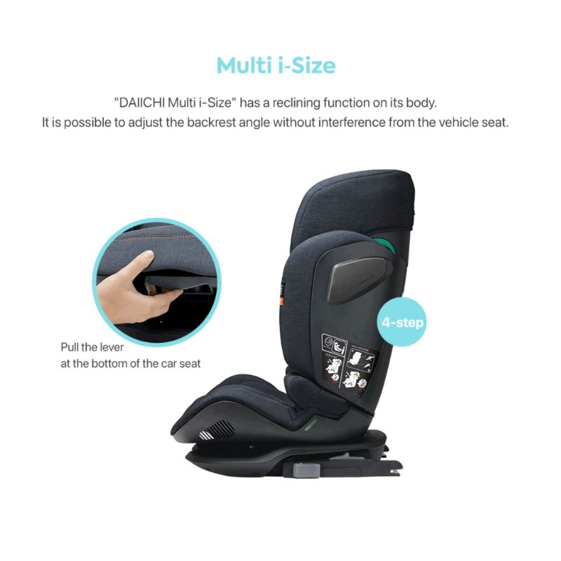 Daiichi Multi i-Size Junior Reclining Car Seat (4-12yo)