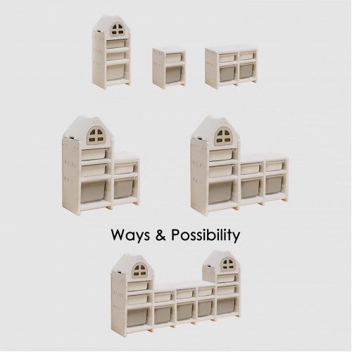 Lucky Baby Children's Storage Cabinet Organizer