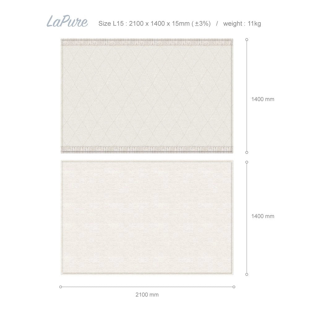Parklon LaPure Tasslug Sage Beige (size L15)