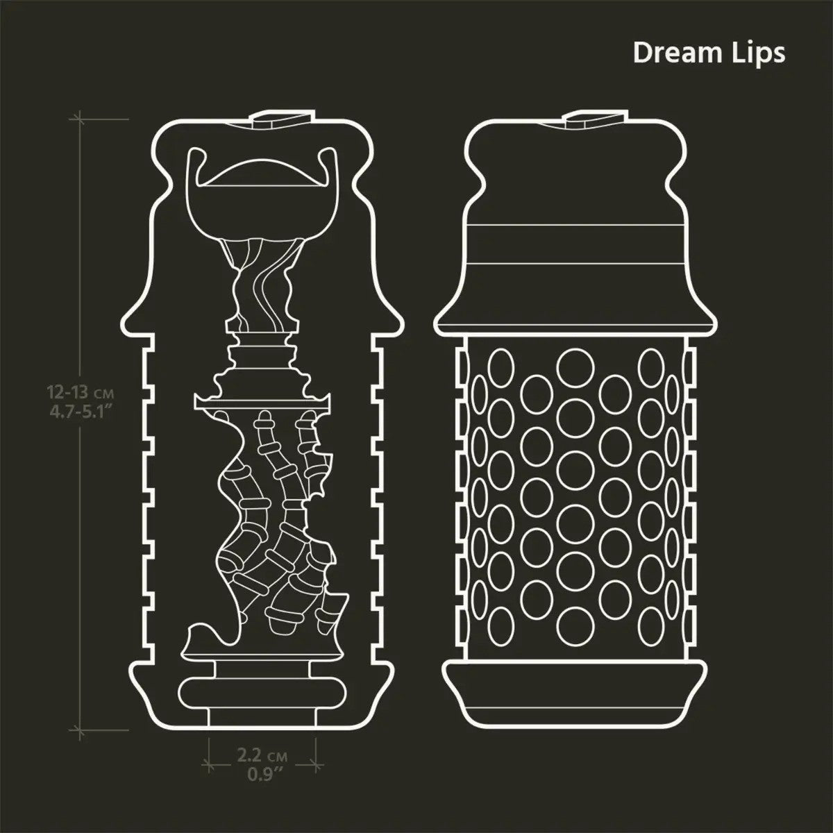 The Handy Dream Sleeve Collection Lips Male Masturbator