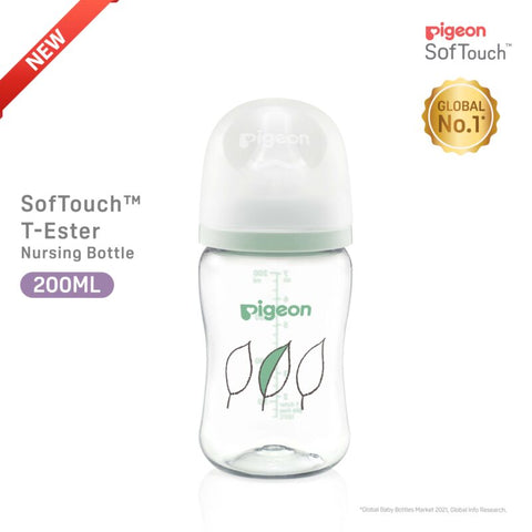 Pigeon SofTouch™ T-Ester Nursing Bottle - Leaf 200ml