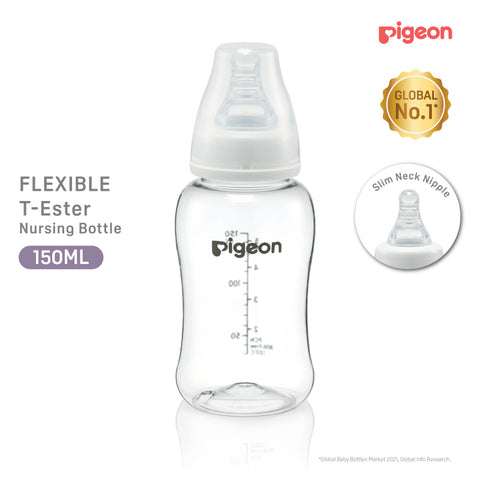 Pigeon Flexible T-Ester Nursing Bottle - Logo 150ml x2