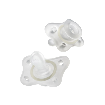 Chicco Mini Soft Silicone Soother 2PCS Glowing