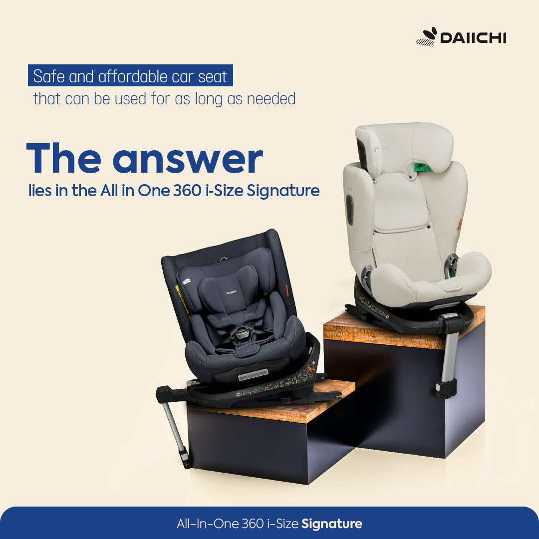 Daiichi All Age 360 Signature Car Seat (from birth to 7 years) - Pre Order end Jul 25