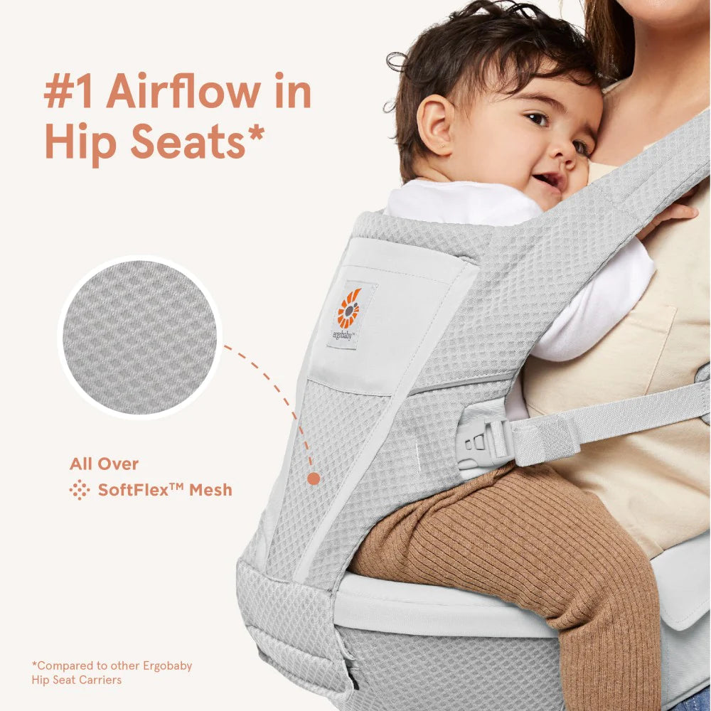 Ergobaby Alta Hipseat Carrier - Pink Quartz