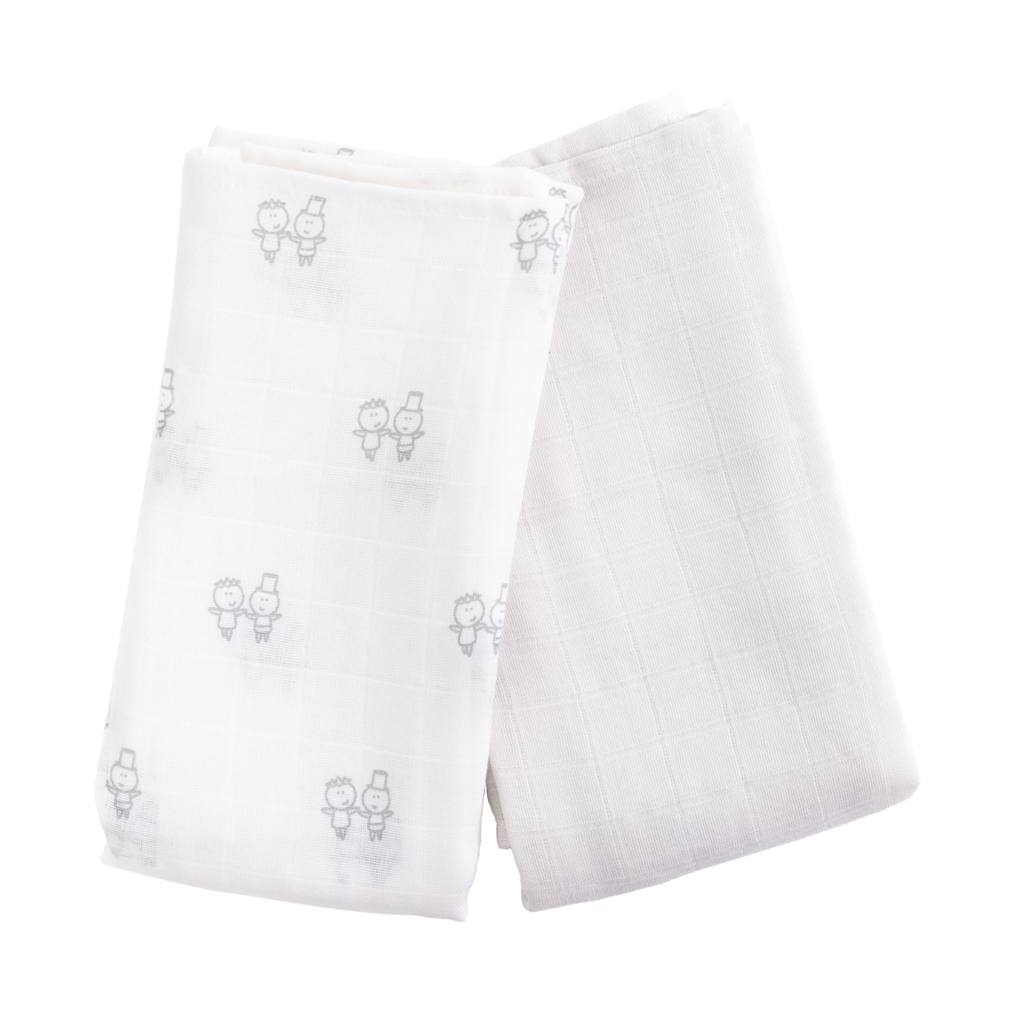 KIKI & SEBBY® Bamboo Cotton Muslin Swaddle Blankets – 2 pack