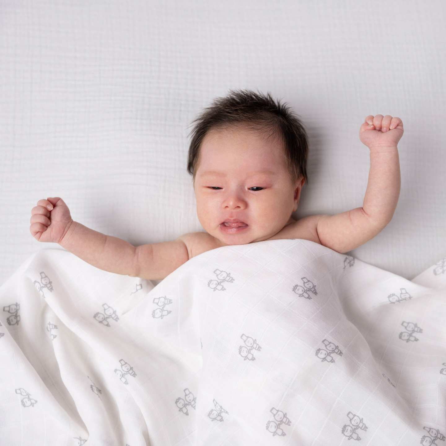 KIKI & SEBBY® Bamboo Cotton Muslin Swaddle Blankets – 2 pack