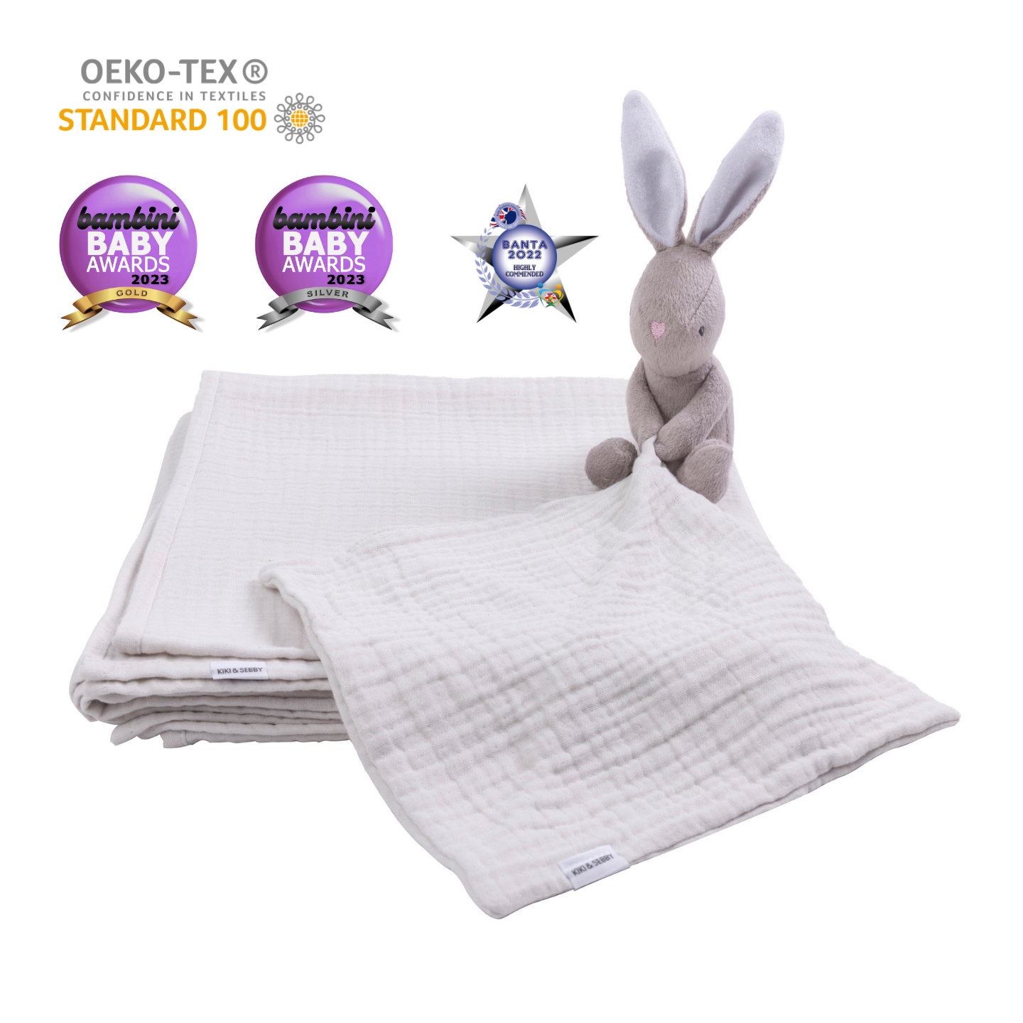 Grey sales bunny comforter