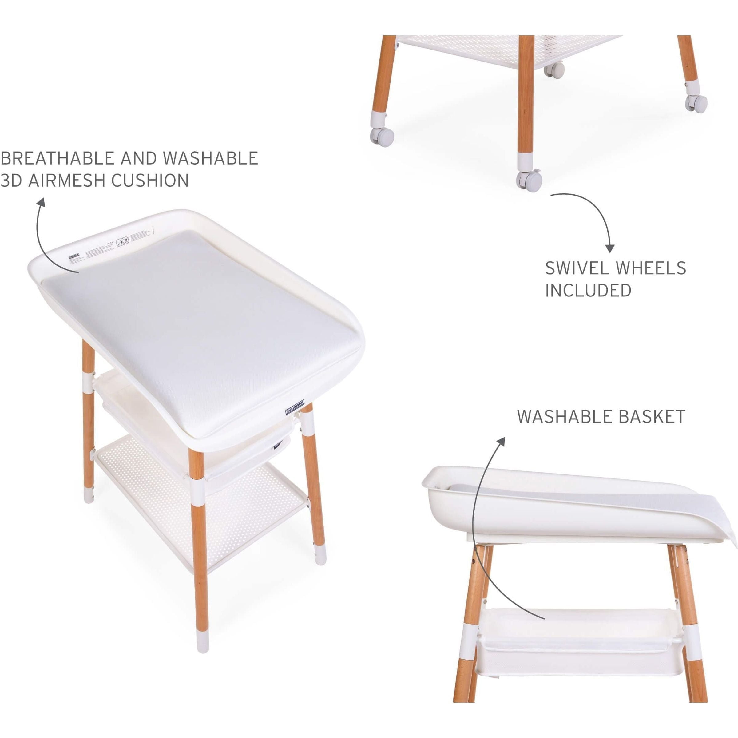 Childhome Evolux Changing Table - Natural White