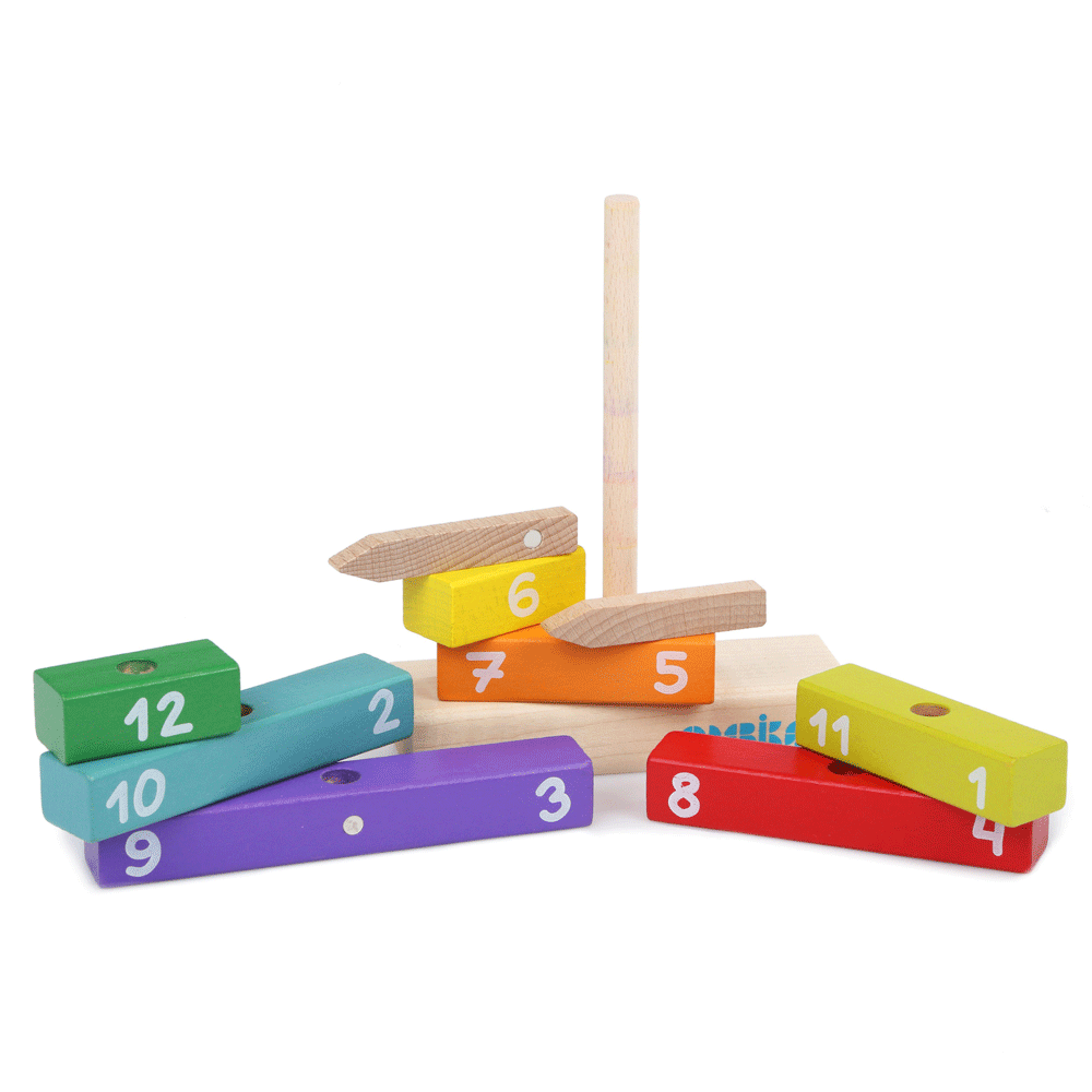Cubika Wooden Clock