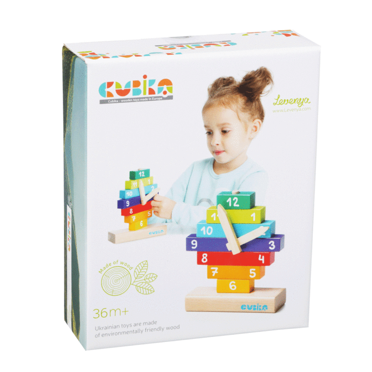 Cubika Wooden Clock