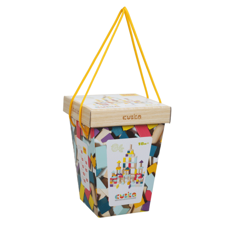 Cubika Wooden Blocks Construction Kit 50 pieces