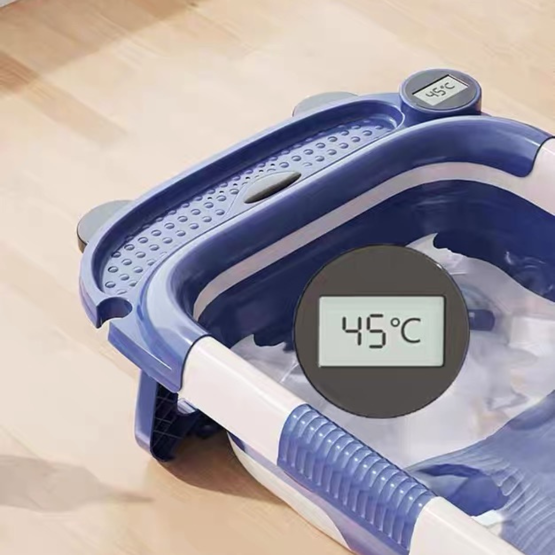 Lucky Baby Foldable Bath Tub with Thermometer