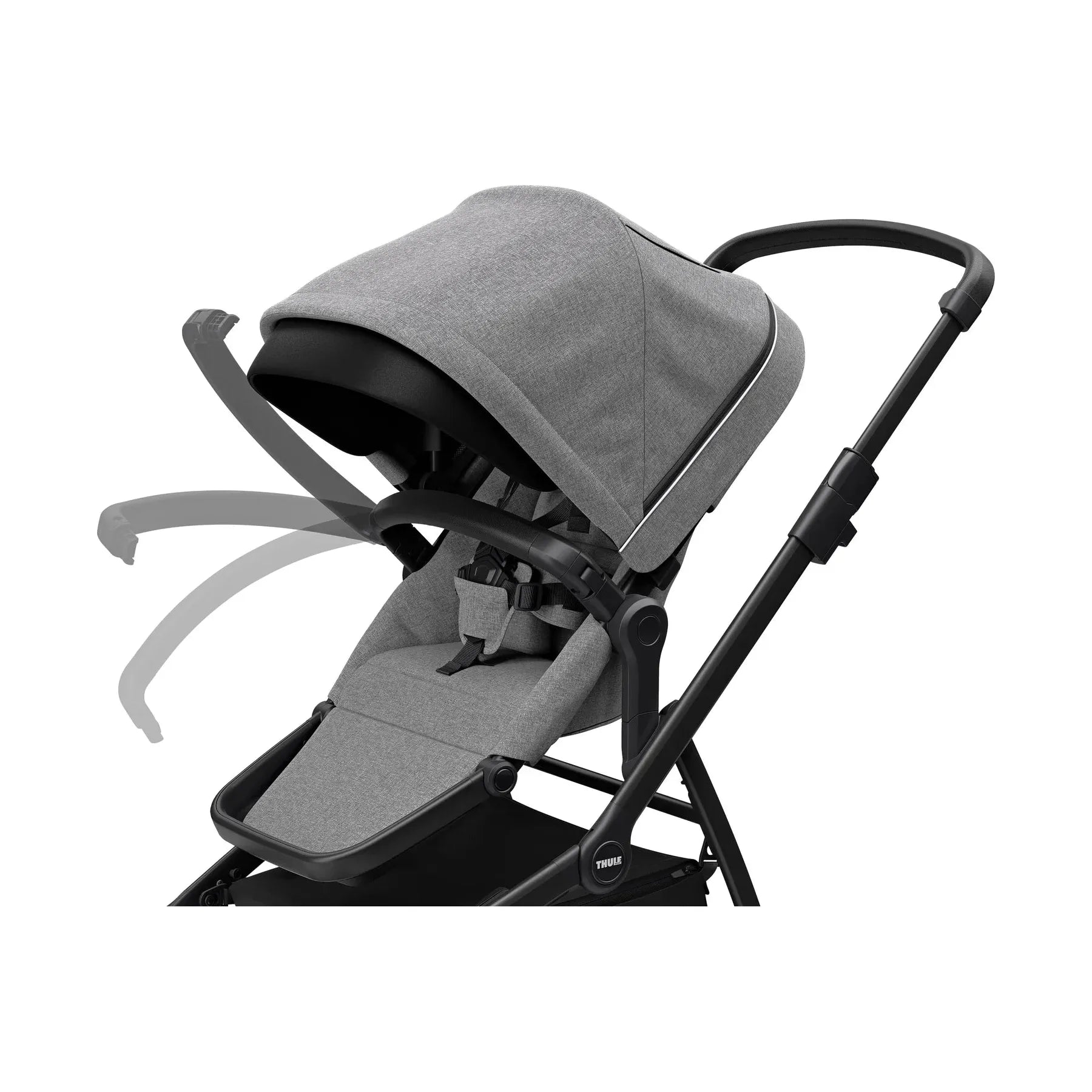 Thule Sleek: Convertible Single-to-Double Urban Stroller + Sibling Seat