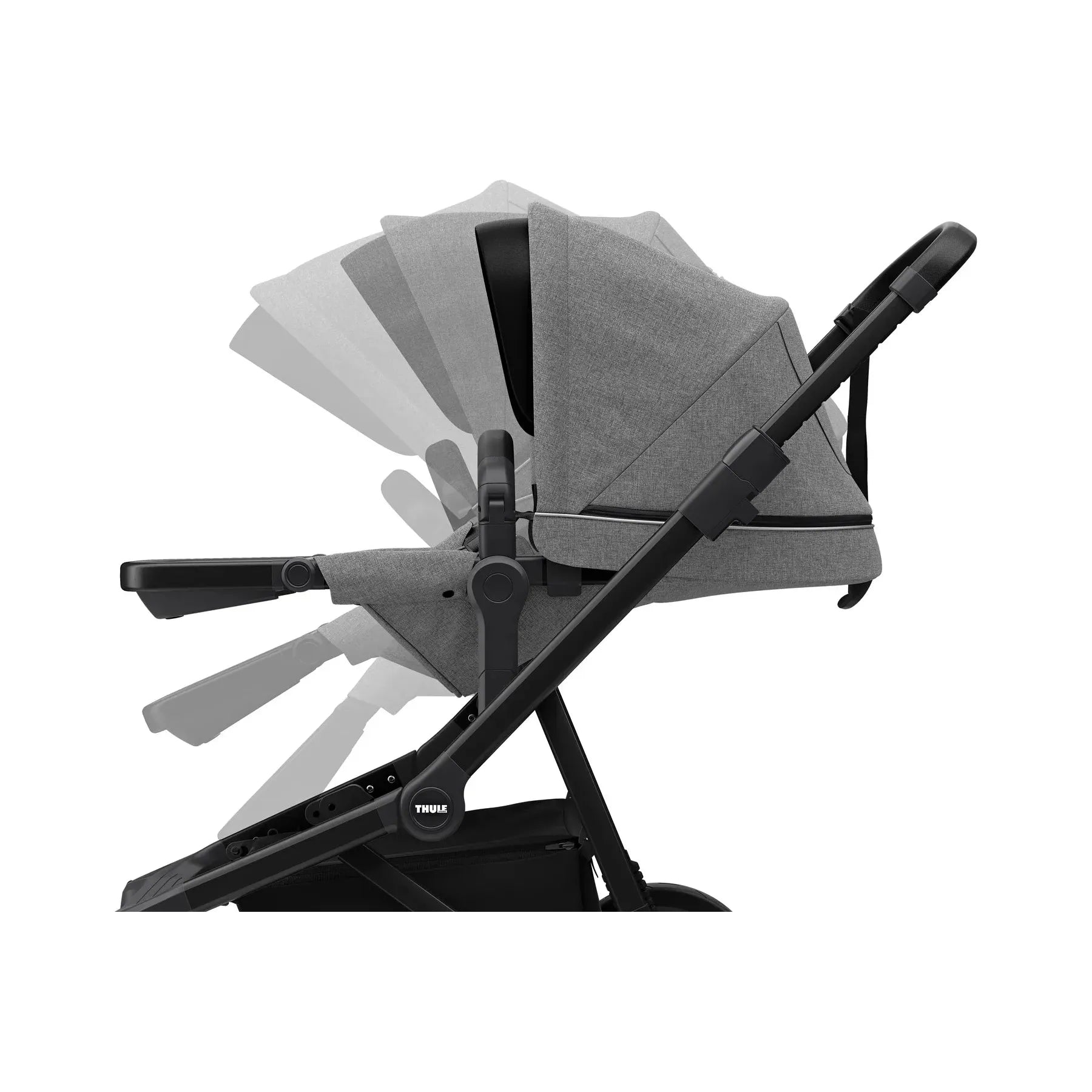 Thule Sleek: Convertible Single-to-Double Urban Stroller + Sibling Seat