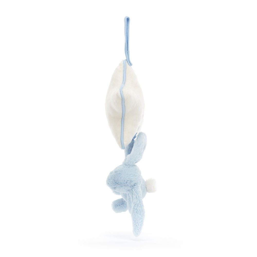 Jellycat Bashful Blue Bunny Musical Pull (MP4BB)