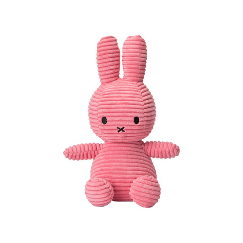 Miffy Sitting Corduroy Bubblegum Pink 23cm