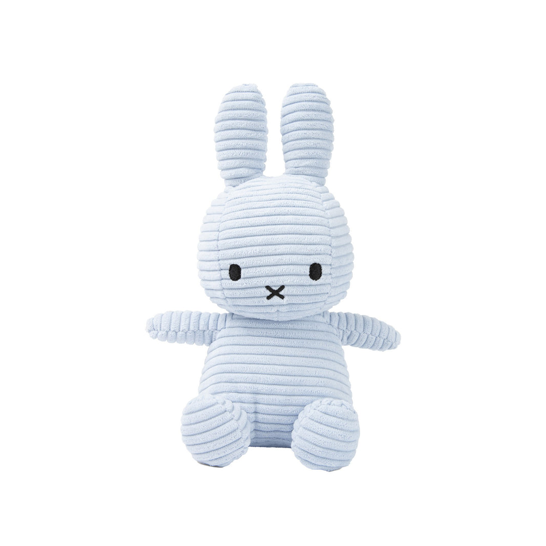Miffy Sitting Corduroy Ice Blue 23cm