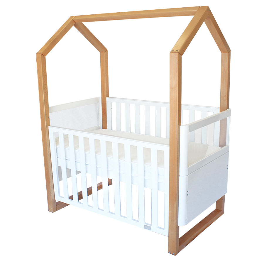 Babyhood Kayula Mila Cot 5 in 1 Beech/White