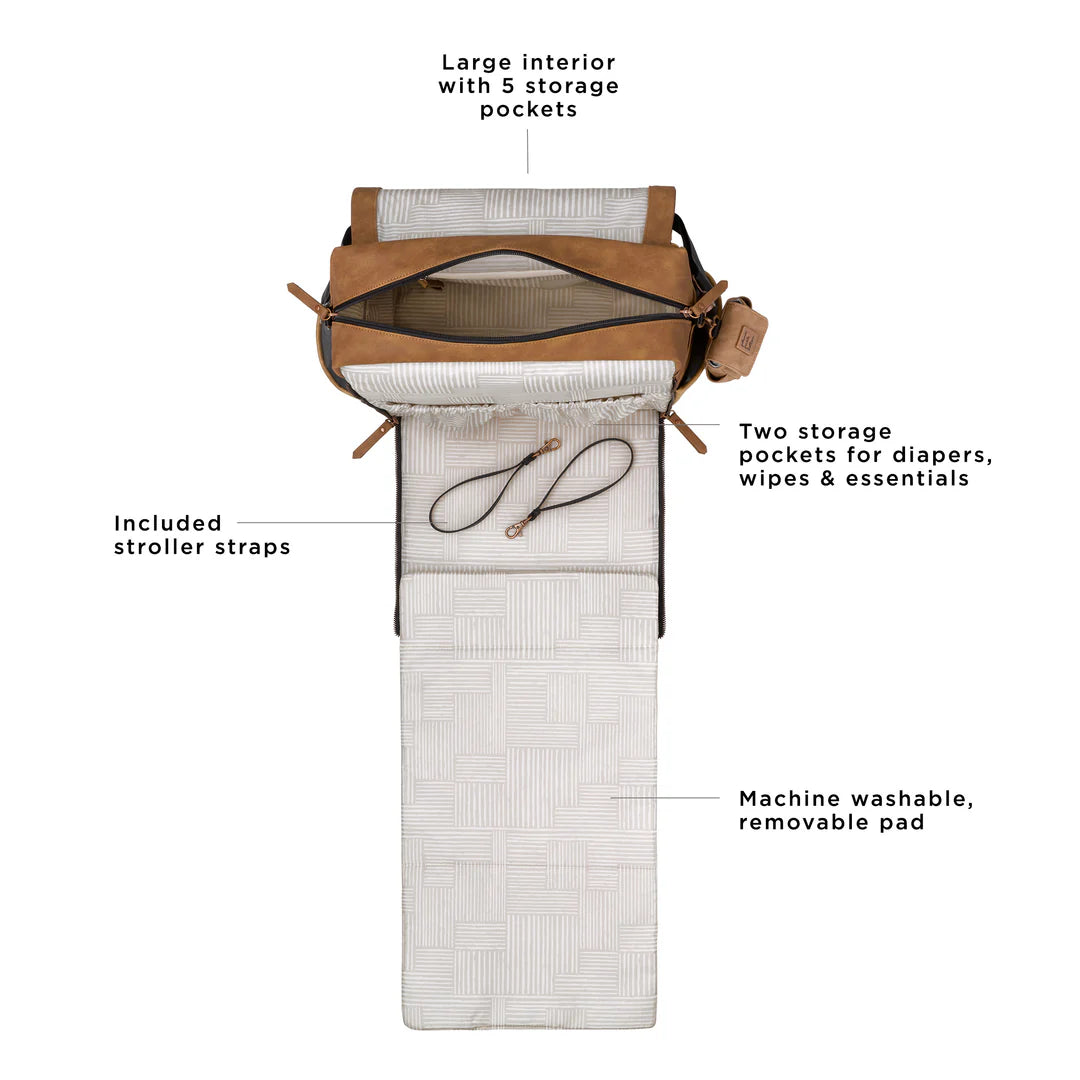 Petunia Boxy Backpack in Brioche