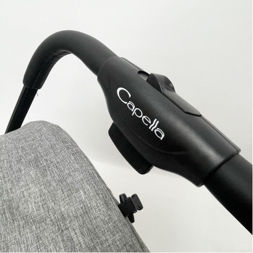 Capella Glitzee One-Hand Fold Stroller - Black