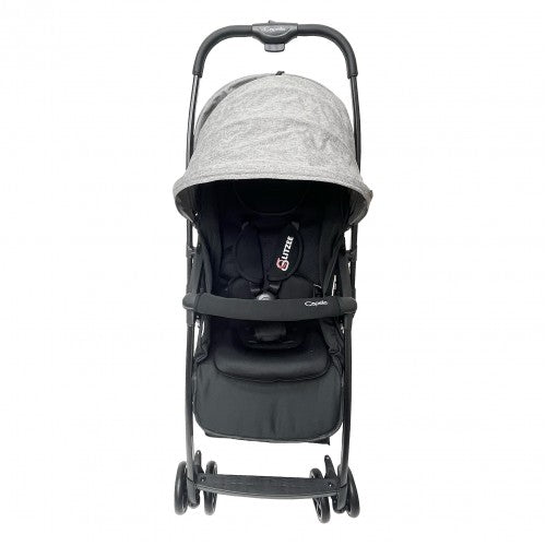 Capella Glitzee One-Hand Fold Stroller - Black
