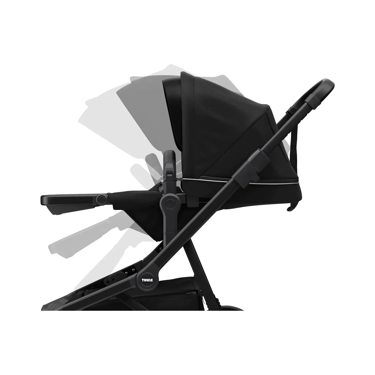 Thule Sleek: Convertible Single-to-Double Urban Stroller + Sibling Seat