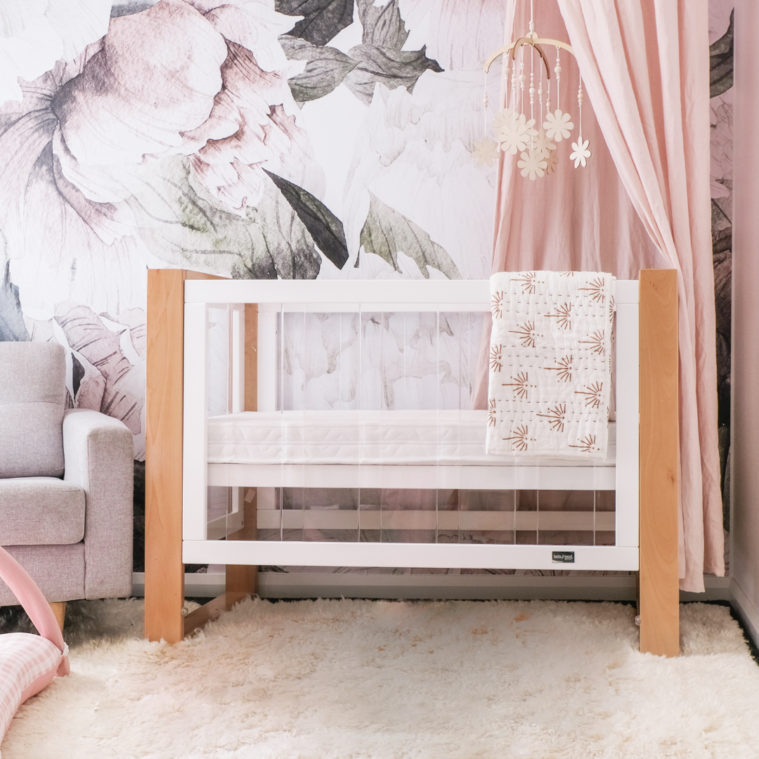 Babyhood Kaylula Bella Cot 4 in 1 White/Beech (CNY Promo till 16 Feb)