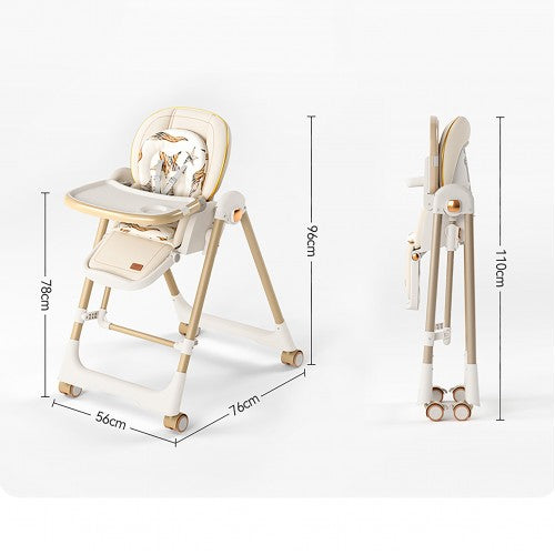 Lucky Baby Viner Swing & Highchair - Grey