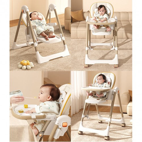 Lucky Baby Viner Swing & Highchair - Grey