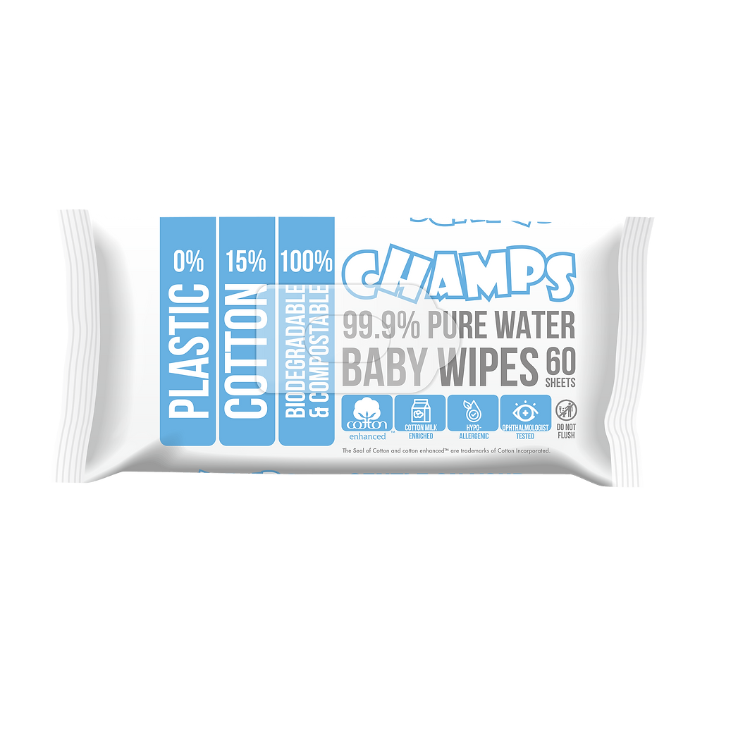 Champs 99.9% Pure Water Baby Wipes (Top Choice 2024)