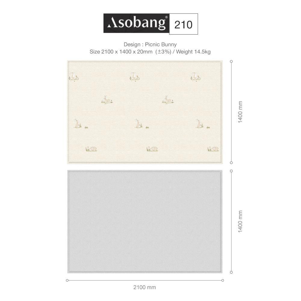 Parklon Asobang 210 Picnic Bunny (NEW ARRIVAL)