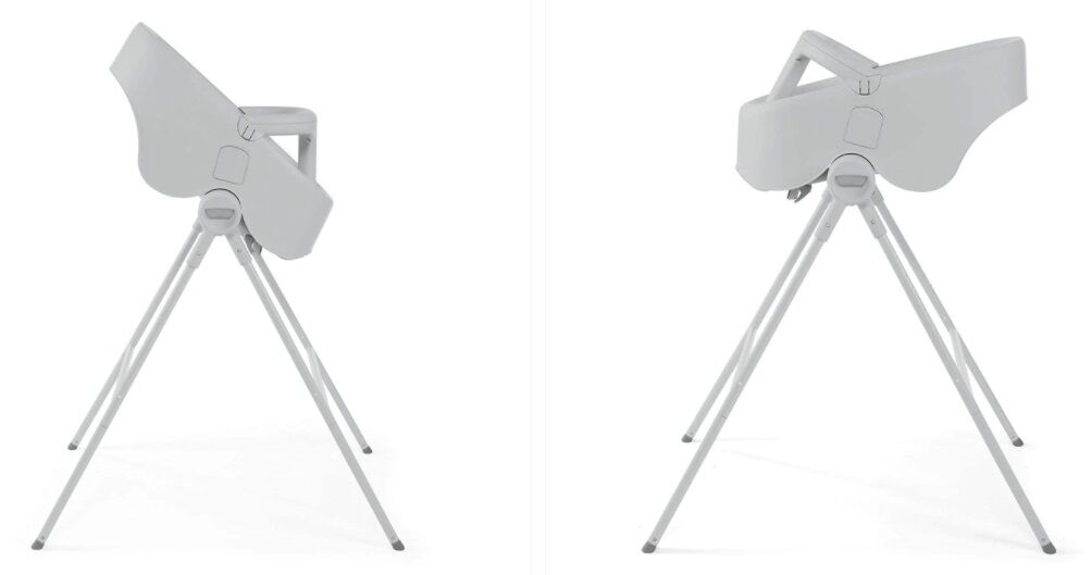 Chicco Bath Seat Bubble Nest - Cool Grey