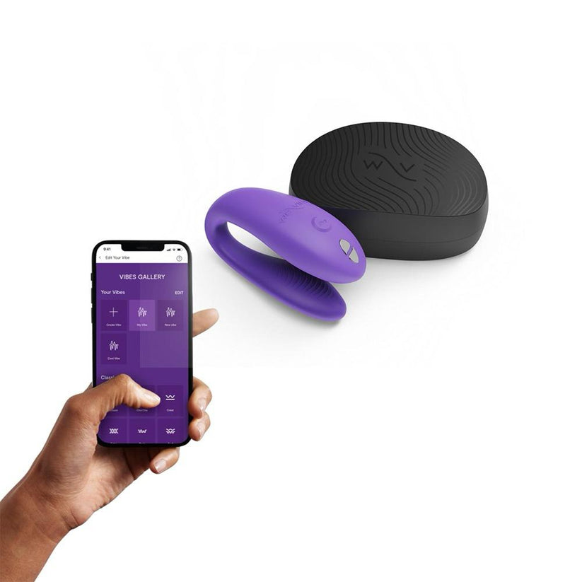 We Vibe Sync Go App and Remote-Controlled Couple Vibrator (Assorted Colour)