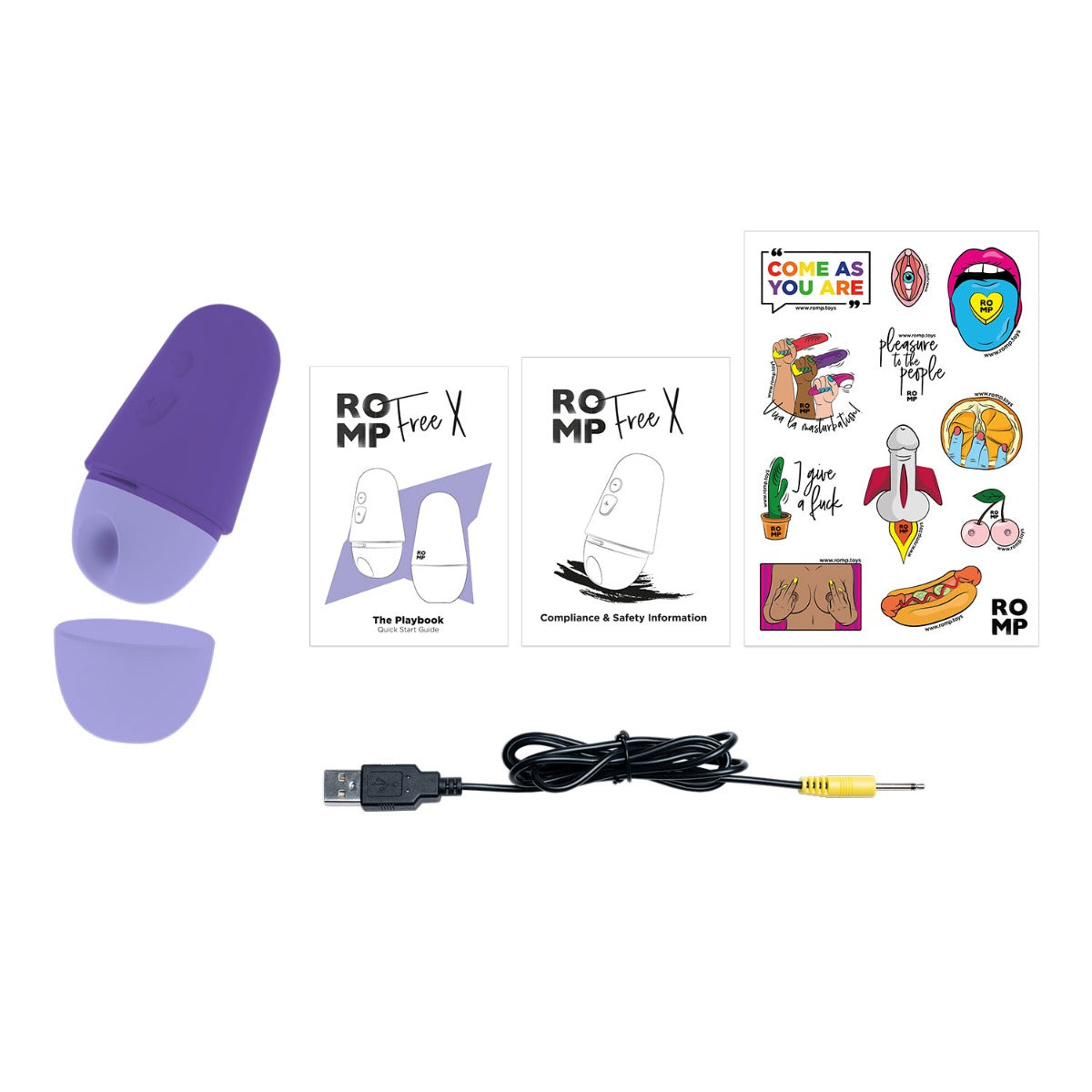Romp Free X Rechargeable Clitoral Stimulator Liberate Your Lust