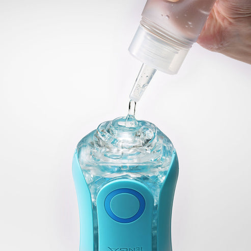 Tenga Flip Orb Reusable Male Masturbator (Ocean Blue/Sunset Orange)