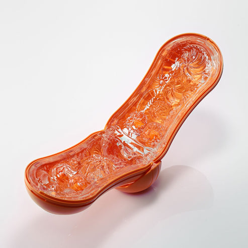 Tenga Flip Orb Reusable Male Masturbator (Ocean Blue/Sunset Orange)