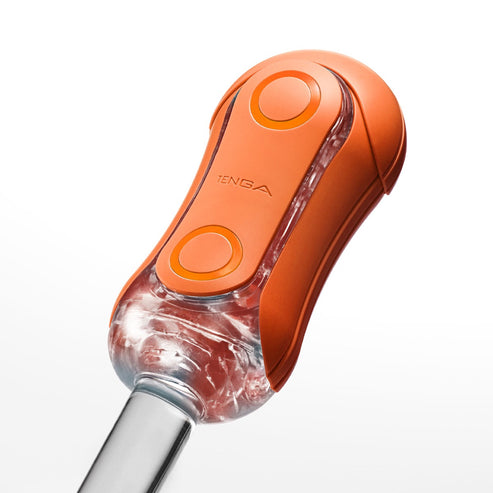 Tenga Flip Orb Reusable Male Masturbator (Ocean Blue/Sunset Orange)