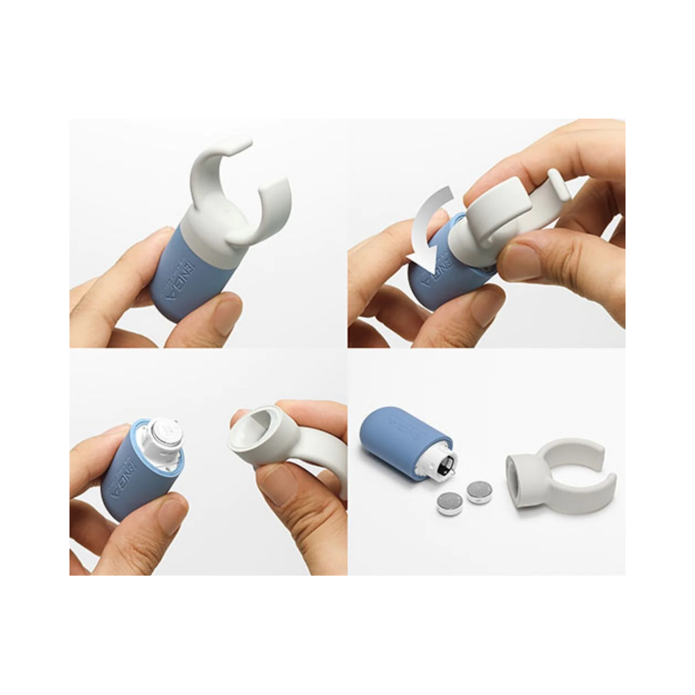 Tenga SVR One Vibe Ring - Blue/Grey