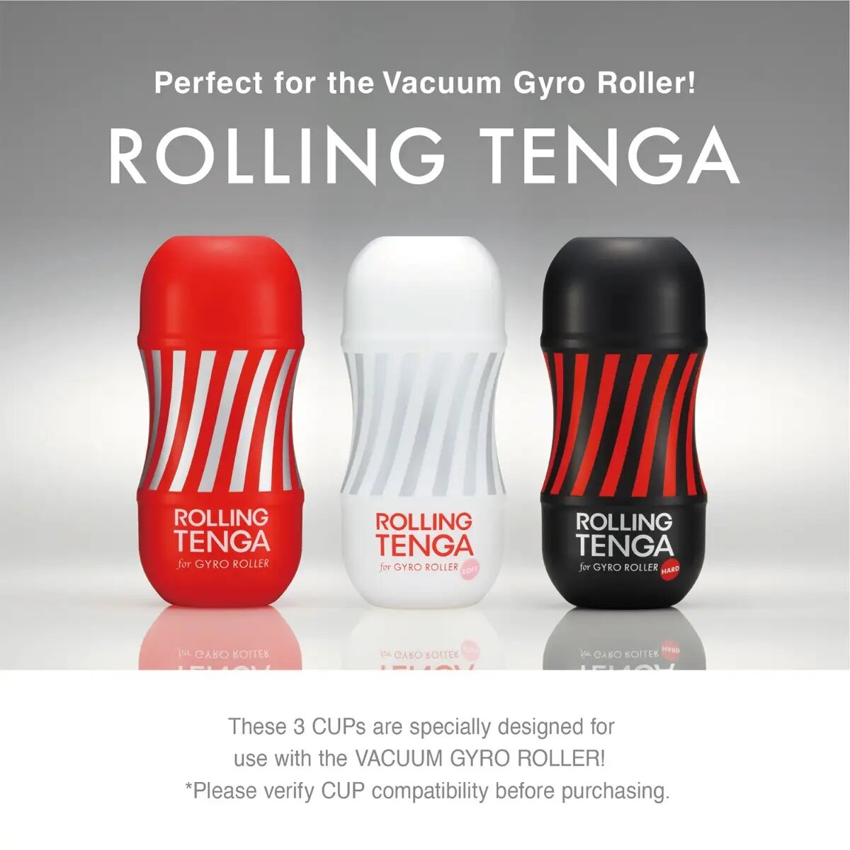 Tenga Rolling Cup Regular Vacuum Gyro Roller Compatible Male Masturbator
