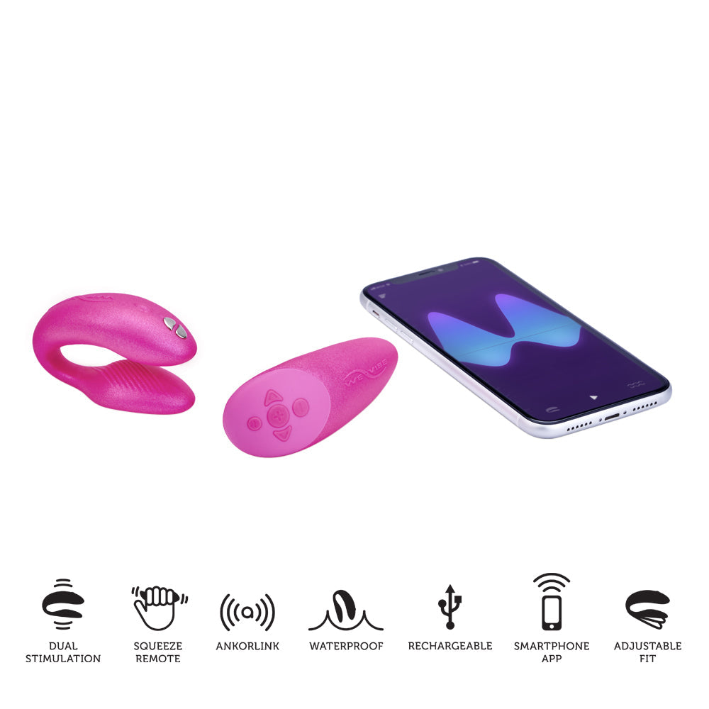 We Vibe Chorus Couple Vibrator App Remote Control (Assorted Colour)