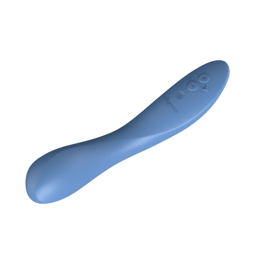 We Vibe Rave 2 App-Controlled Silicone G-Spot Vibrator Muted Blue