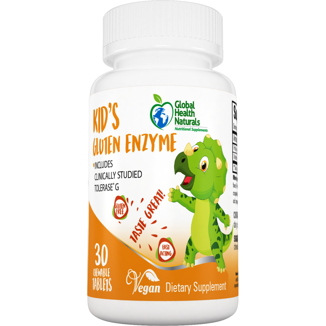 Global Health Naturals Kid's Gluten Enzyme 30 ct | Little Baby.