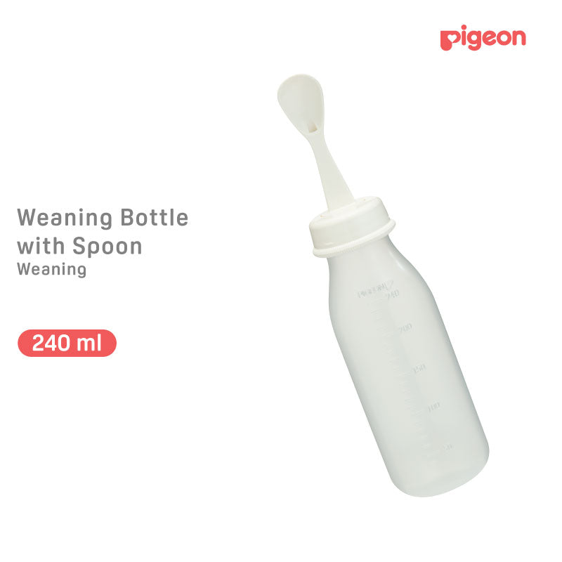 Pigeon Weaning Bottle With Spoon 240ml x3